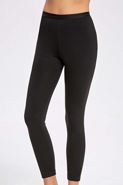 İlke Women, Black, Winter, Thermal Leggings