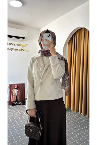 Freya Astarlı Kısa Kaşe Kaban