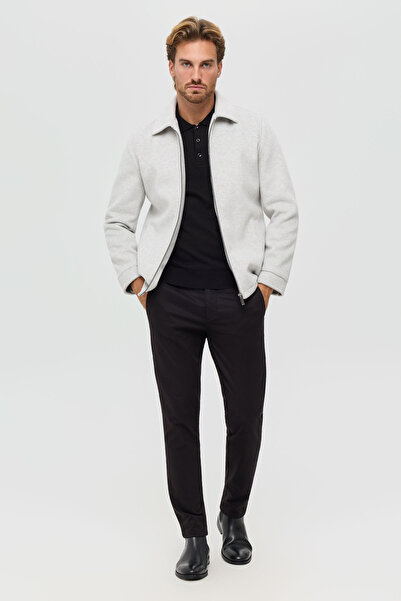 ACTUAL Erkek Slim Fit Premium Kaşe Mont 6067