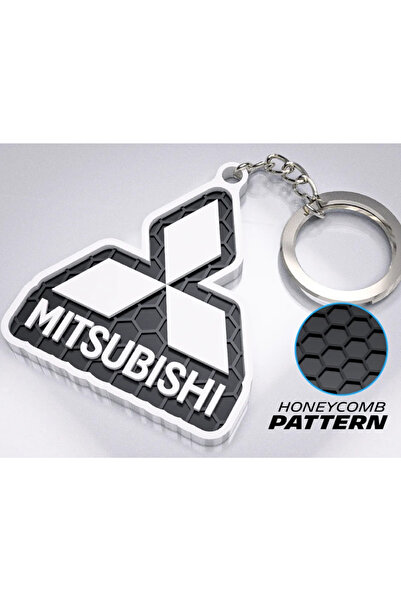 HİDRODEN سلسلة مفاتيح ميتسوبيشي - ميدالية مفاتيح سيارة ميتسوبيشي - سلسلة مفات...