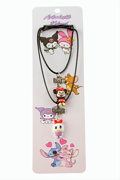 Marsilyan Çzgflm Character Friendship Necklaces (Couple Necklaces) Ilkel-Bjt940