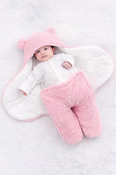 DIMPLE BABY 0 - 12 Months Welsoft Outer Swaddle Baby Blanket with Fiber Ears