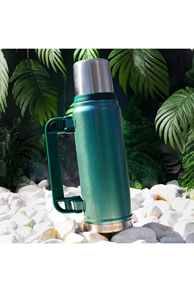 S-LINK SL-TM13 Yeşil Kumlama Boya 750ML Iç 304 Dış 201 Sert Plastik Kulp Ve P...