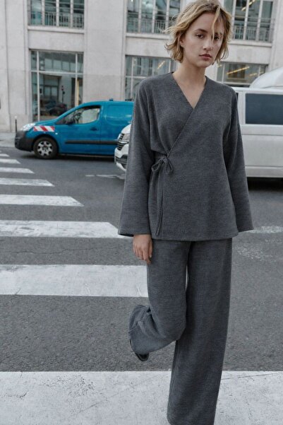 HAKKE Kruvaze Model Kadın Triko TAKIM