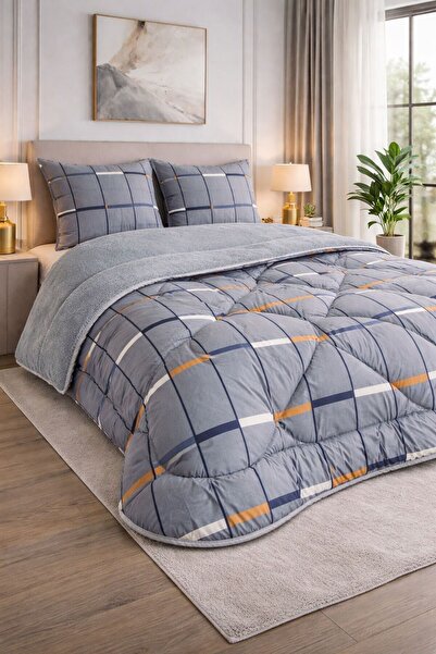 Eponj Home Çift Kişilik Wellsoft Comfort Set Elora SoftGri