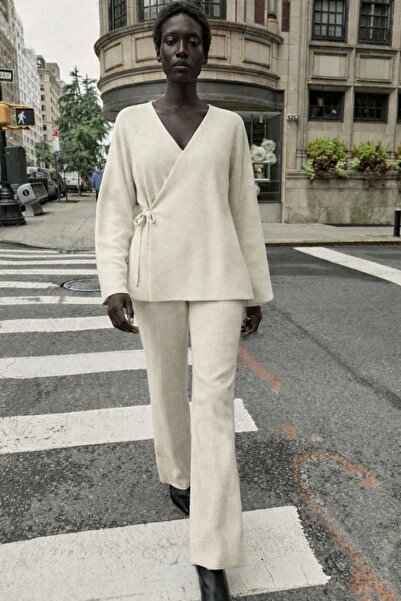 HAKKE Kruvaze Model Kadın Triko TAKIM