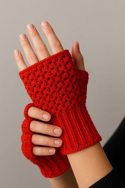 Ens Makro me Eldiven (Örgü)