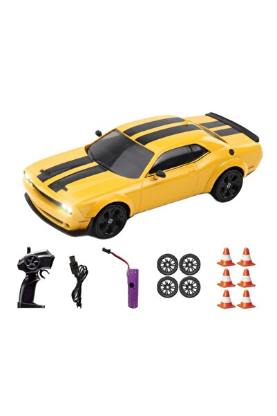 Pasifik Hstar Uzaktan Kumandalı Işıklı Drift Arabası Challenger Sarı