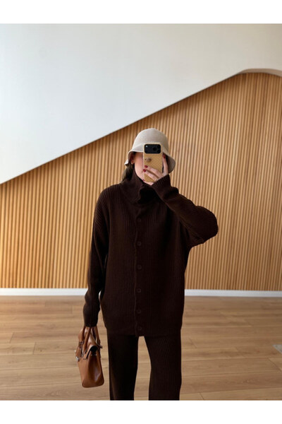 ALVOR بدلة محبوكة بأزرار