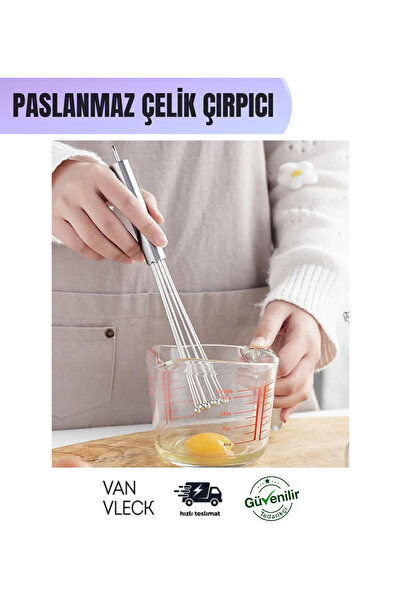 VAN VLECK Uzayabilen Paslanmaz Çelik Misket Çırpıcı – 8 Misketli Uzayabilen Ç...