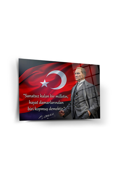 glassartdesign Ataturk Glass Painting-230