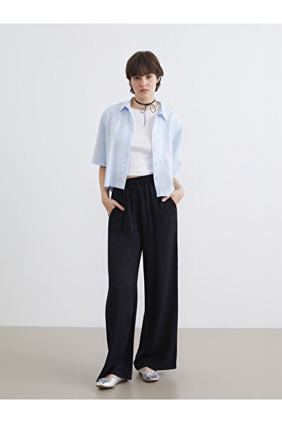 LC Waikiki Sparkling Choices from Shining Store Women's Wide Leg Pants with E...