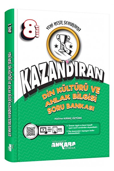 Ankara Yayıncılık 8. Sınıf Kazandıran Din Kültürü ve Ahlak Bilgisi Soru Bankası