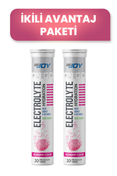 Bigjoy 2'li Avantaj Paketi On The Go Orman Meyveli 20 Efervesan Tablet