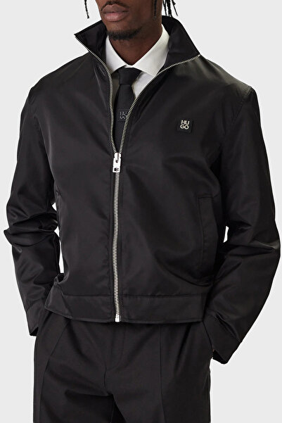 HUGO Regular Fit Dik Yaka Logolu Mont Erkek MONT 50552664 001