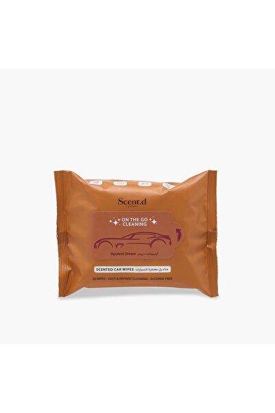 Scent.d London مناديل سيارة معطرة برائحة الأحلام الفاخرة - مجموعة من 20 قطعة
