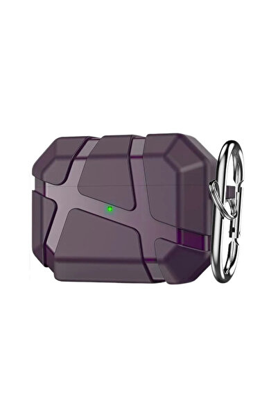 O Ozone جراب وغطاء لسماعات AirPods Pro 3 | جراب صلب بتصميم مدرع مع قفل أمان و...