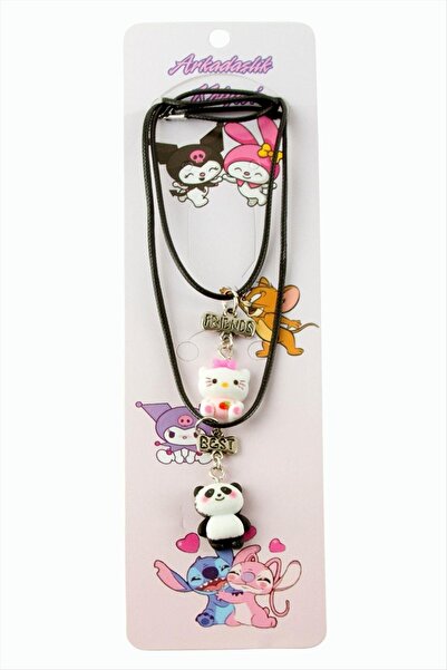 Bijuteri Net Panda Cat Friendship Necklaces (Couple Necklaces)