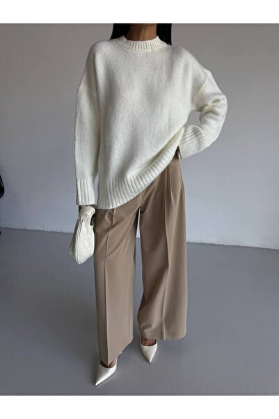 WAS Crew Neck Oversize Knitwear Sweater