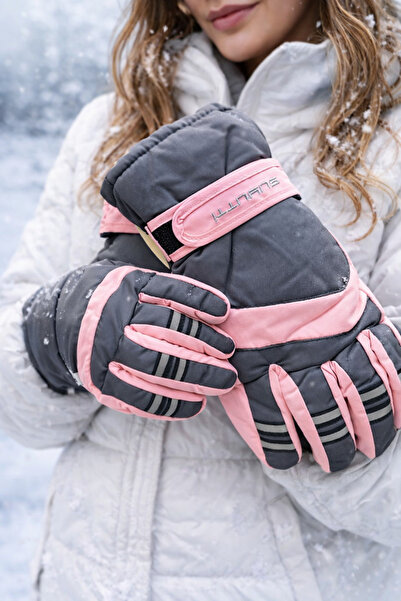 Muraty Mănuși de schi pentru zăpadă, impermeabile la vânt, pentru adulți, pen...