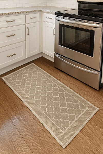 OEMN Cotton pile carpet, size 80×300 cm, stone pattern