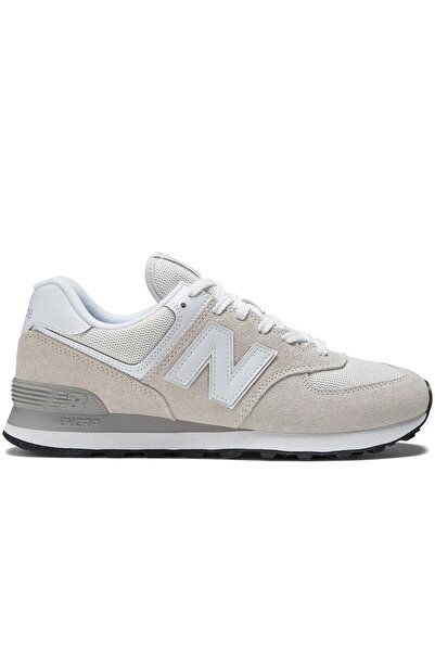 New Balance 574 Leather Unisex Sneaker Genuine Leather Casual Sports Shoes Beige