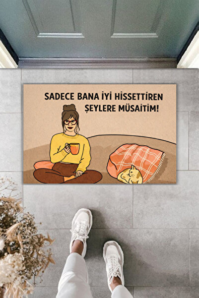 Rugmood Modern Digital Print Doormat - I Only Have Things That Make Me Feel G...