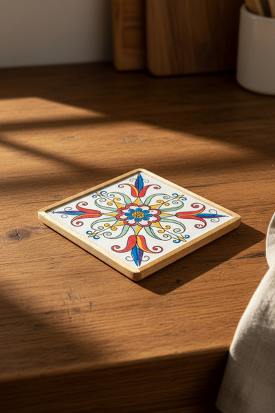 Bambum Gura Square Tray Tulip Medium