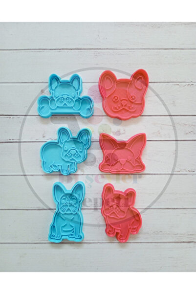 Bi'şeyler Sepeti قالب كوكيز على شكل كلب بولدوغ - قاطع كوكيز بولدوغ - 6 أشكال ...