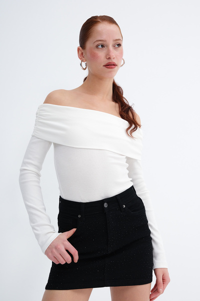 Addax Madonna Collar Blouse B1876