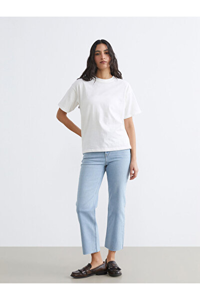 LC Waikiki Sparkling Choices from Shining Store Straight Fit Women's Jean Pants