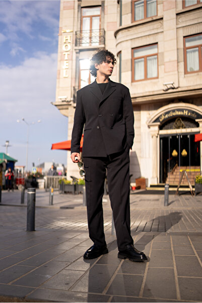 FERBA Oversize kruvaze takım elbise