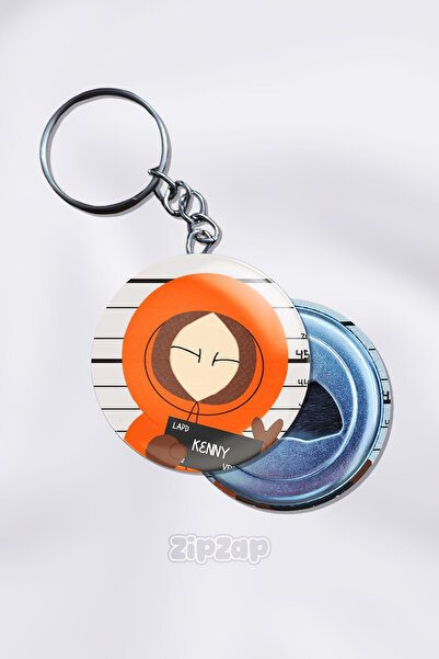 ZipZap سلسلة مفاتيح على شكل زخرفة من أنمي ساوث بارك (قطعة واحدة)