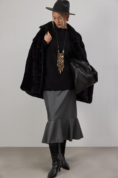 Touché Privé Oversize Basic Knitwear Sweater