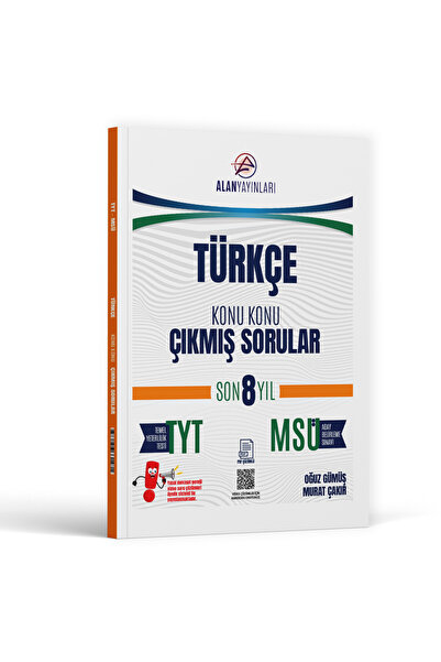 Alan Yayınları TYT MSÜ Türkçe Konu Konu Çıkmış Sorular Son 8 Yıl 2026