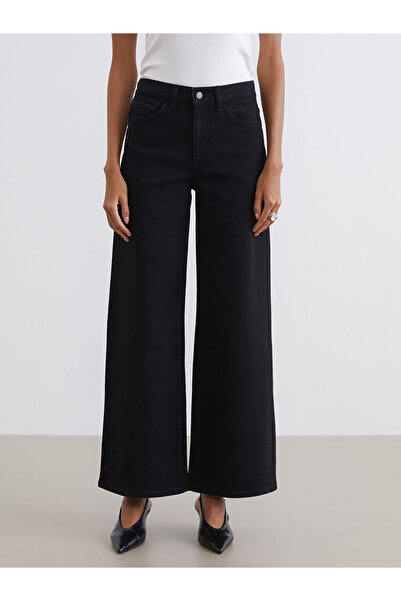 LC Waikiki Γυναικείο Jean Παντελόνι Wideleg