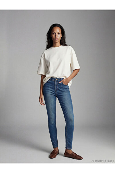 LC Waikiki Rmz Gi̇yi̇m Farkiyla Jupiter Super Skinny Fit Women's Jean Pants