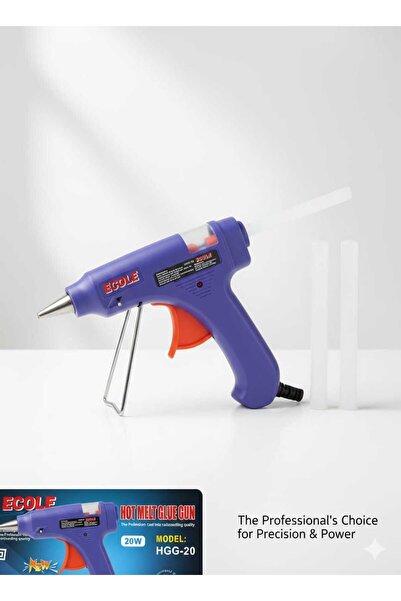 ECOLE 20W MAVİ RENK HOBİ TİPİ SICAK TABANCASI HGG-20