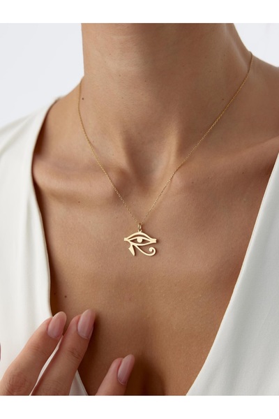 N!da Jewelry 925 Ayar Gümüş Horus’un Gözü Kolye
