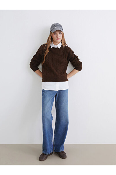 LC Waikiki Sparkling Choices from Shining Store Women's Wide Leg Jean Pants