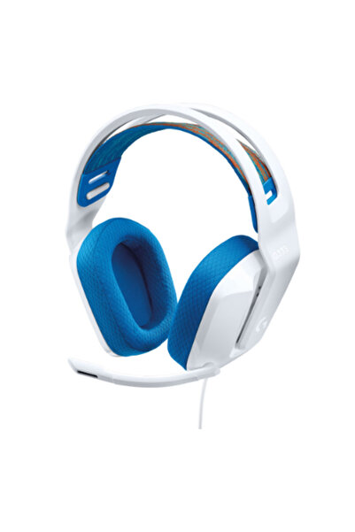 logitech Căști de gaming G335, Multiplatformă, Jack 3.5mm, Alb