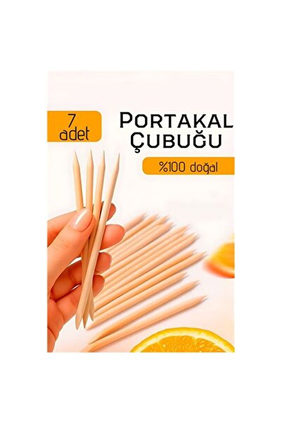 ModaCar Profesyonel 7 li Portakal Çubuğu Seti - 11.5 cm Manikür & Pedikür Et ...