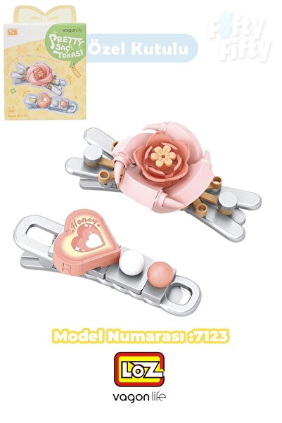 Vagonlife Loz Sretty Serisi 2'li Saç Tokası Oyuncak Yapım Seti & Blok --FFTOKA