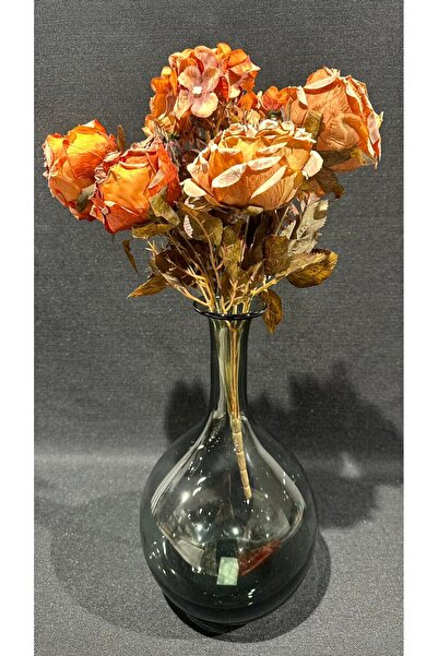 greeneyehome باقة زهور الياسمين الاصطناعية البرتقالية 45 سم