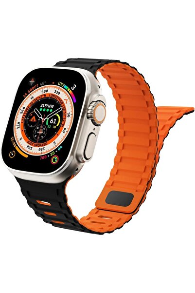 UnDePlus Watch Ultra 1/2/3 49mm Band Colorful 3-Hole Flexible Silicone Strap 124
