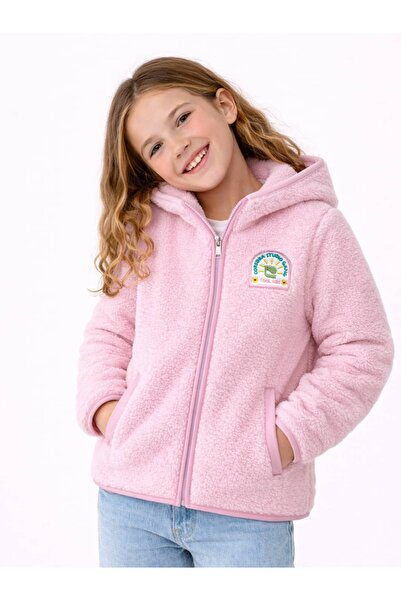 Coredra Children's Plush Hooded Jacket - C611