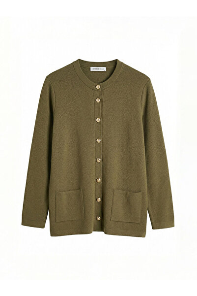 LC Waikiki Vizyon New Season Crew Neck Women's Knitwear Cardigan