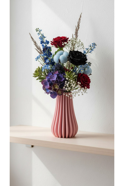 Plodna House مزهرية ديكور ثلاثية الأبعاد بتصميم عصري على الطراز الاسكندنافي (...