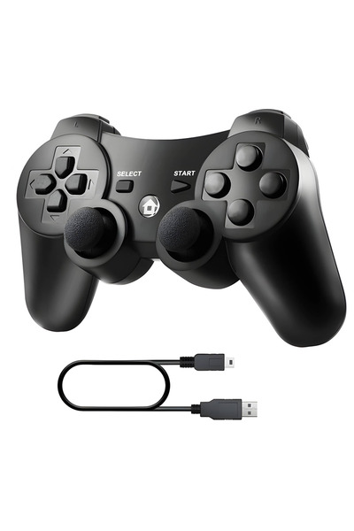 Teno Ασύρματο χειριστήριο DoubleShock®, συμβατό με PS3, αναλογικά μοχλάκια, δ...