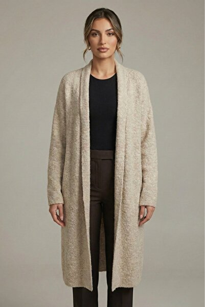 WAS Long Knitwear Wool Cardigan